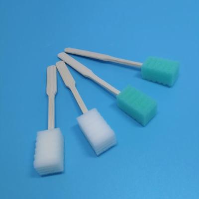 China Care Patients Disposable Cleaning Medical Sponge Care On A Stick for sale