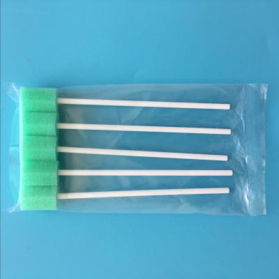 China Medical Oral Swab Stick Patient Care Dental Sponge Sponge Care for sale