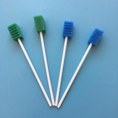 China Care Patient Kanghao Disposable Oral Swabs Care For Mouth Cleaning Sponge Dab Tasteless Or Mint Or Blackcurrant Good Price for sale