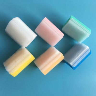 China Blue Pink Yellow Orange Green White Body Cleaning Body Sponge Child Factory Price Medical Bath Sensory Body Sponge for sale