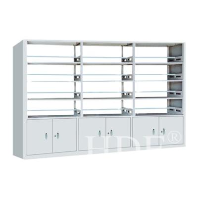 China Modern Factory In China Competitive Price Multi Function 4 Tiers Double Sided Metal Storage Shelf for sale