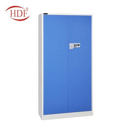 China New Design Luoyang Huadu Communal Facilities Factory Sales Digital Code Lock 2 Steel Swing Doors Filing Cabinet China Supplier Directly for sale