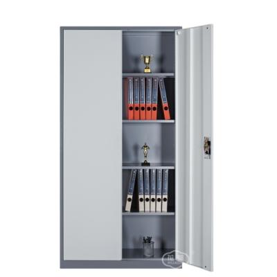 China Modern Super Capacity Iron Closet Stainless Steel Material Office Storage Cabinet With Huge Space for sale