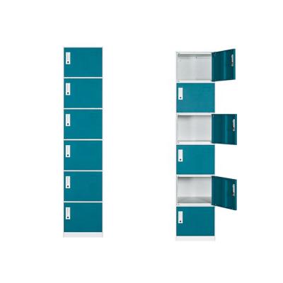 China China Luoyang Office Communal Compartment Furniture Metal Cabinet Wardrobe Gym School Steel Cabinet For Sale 6 Door Steel Locker for sale