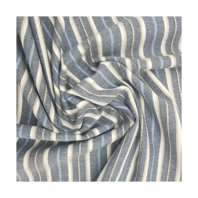 China Breathable Hot Selling Cotton 100%cotton Custom Stripe Fabric Fine Dobby Jacquard For Women Men Clothing Garment Classic Fashion Band for sale