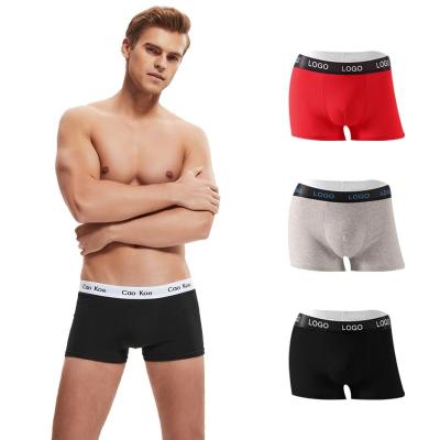 China High Quality Antibacterial Breathable OEM Manufacturers Wholesale Custom Boxer Briefs Cotton Underwear Custom for sale