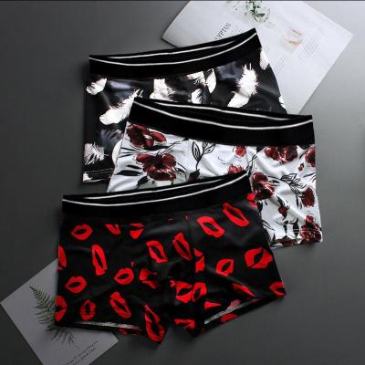 China Drop Shipping New Arrival Antibacterial Low Prices Ice Cool Silk Briefs And Breathable Polyester Underwear Men for sale