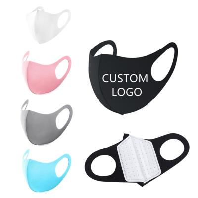 China Wholesale Washable and Reusable Washable Breathable Polyester Fiber Party Face Mask for Adults and Kids with Logo Custom for sale