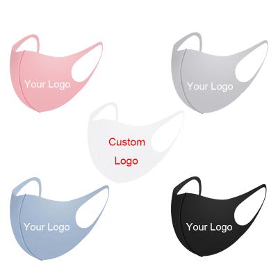 China Polyester Fast Delivery Free Sample Custom Brand Logo Mix Color Adult Men Women And Kids Size Custom Polyester Face Maskes for sale