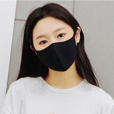 China Other Wholesale Black Reusable Face Mask Warmer Mouth Cloth Cotton Cloth Anti Pollution Dust Washable Custom Design Logo Face Mask for sale