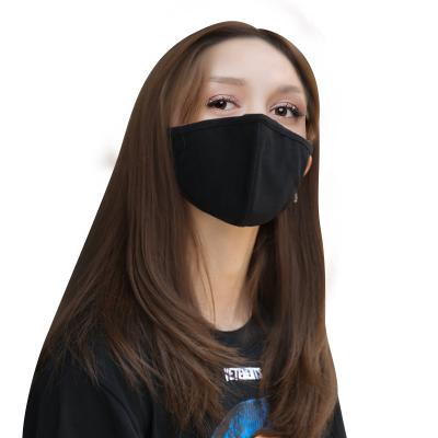 China Wholesale Dust Proof Anti Pollution Face Mask Party Cotton Cloth Black Custom Design Logo Washable Reusable Breathable Reusable for sale