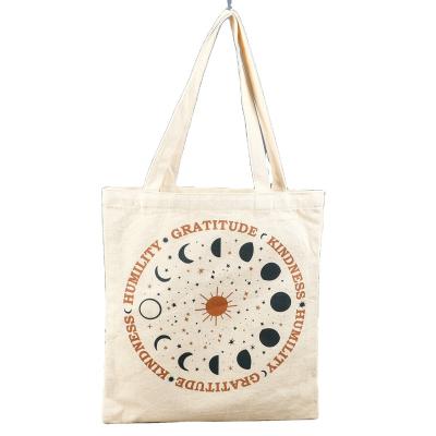 China Eco-Friendly Strong And Durable Volumetric Pocket Tote Bag Canvas Beach Cotton Tote Bag for sale