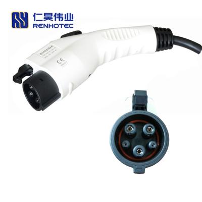 China China-chic new type 1 to type 1 - 2 EV cable plug to IEC 62196 charging socket adapter with 1 meter cable for sale