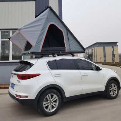 China Straight Tie Type 4x4 Outdoor Waterproof Aluminum Case Hard Shell Roof Top Tent for sale