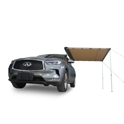 China Extended Type Outdoor Offroad 4wd Travel Car Side Car Roof Retractable Awning For Camping for sale