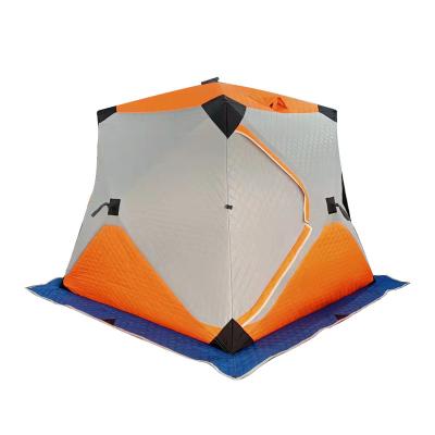 China Extended type to 2.2m automatic fishing winter ice tent fishing shelter cotton tent outdoor camping tent, waterproof 2000mm for sale