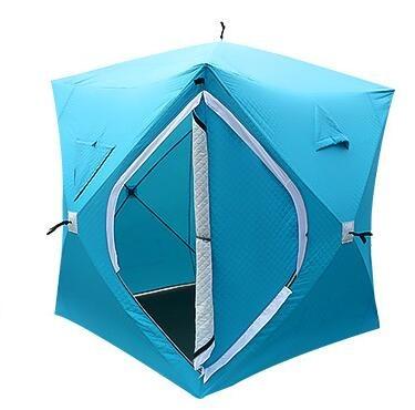 China Extended Type 1.8m Height Cotton Ice Fishing Tent 100% Outdoor Winter Tent Fishing Shelter Tent Snow House Waterproof for sale