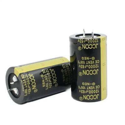 China Aluminum Electrolytic Capacitors 63v 12000uf Super Capacitors 30x50 for sale