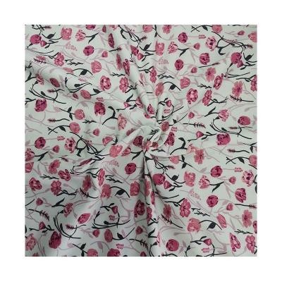 China 2021 Fashion Breathable Style Cotton Fabric Printing Floral Digital Cotton Fabric for sale