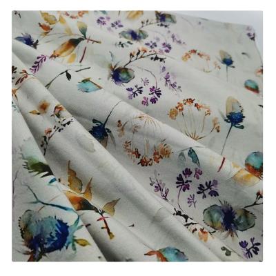 China Other 100% Cotton Textile Fabric Digital Printing 100% Cotton For T-shirt And Tea Towel for sale