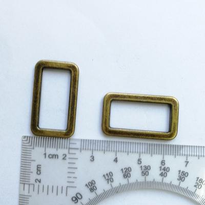 China Eco-friendly Tri Strap Slider Slip With Metal Rectangle Ring Square Strap Webbing Belt Rings for sale