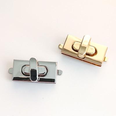 China Soft Hot Sale Square Twist Locks Clasp Fastener Purse Closure Leathercraft Twist Lock Accessory for sale