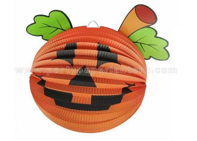 China Halloween Designs Pumpkin Paper Lantern For Home Decoration , Party , Toys for sale