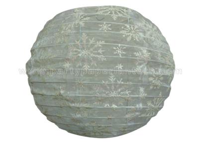 China Home Decoration Round Nylon Round Paper Lanterns Durable And Long Lasting for sale