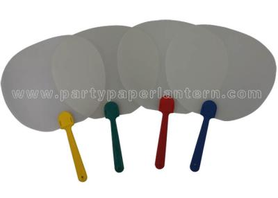 China Plain PP Hand Fans For Promotion for sale