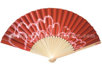 China Popular Style Printed japanese paper fan for decorating with Blank or Printed Logo for sale