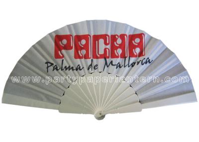 China La fan plegable de la mano de la tela de la novedad para casarse favores personalizó aduana impresa en venta