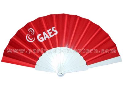 China Birthday Celebrations / Holiday Parties Hand Held Fabric Fan Decorative for sale