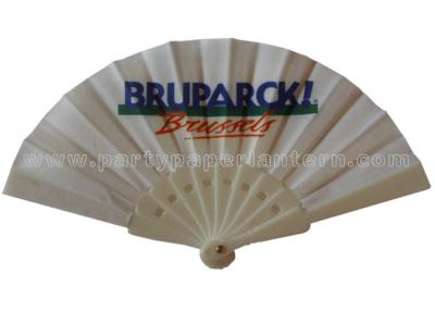 China CMYK Printing Fabric Hand Fan For Advertising /  Souvenirs / Premium General Applicability for sale