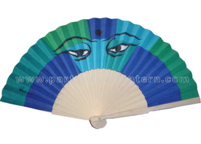 China Transferencia que imprime la fan de madera de la mano para el regalo, recuerdos, único superior en venta