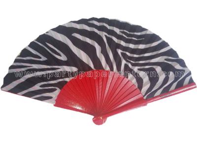 China Special Design Of Fan Ribs Spray Paint Folding Wooden Hand Fan With Transfer Printing for sale