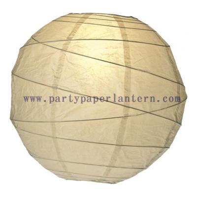 China paja de los 20CM - linterna de papel del partido redondo amarillo, linternas de papel interiores que se casan decoraciones en venta