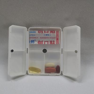 China High Quality Stocked Folding Sealing Magnet Pill Box Pill Organizer Box For Wholesale for sale