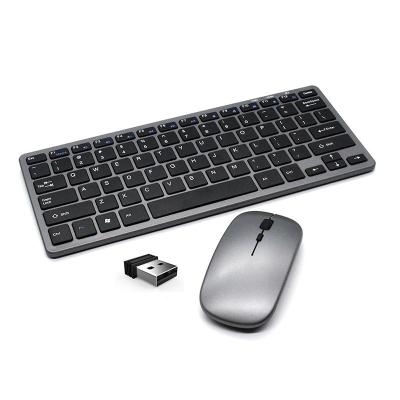 China BT keyboard and mouse factory wholesale price 2.4GHz BT mouse and keyboard wireless for PC ipad for sale