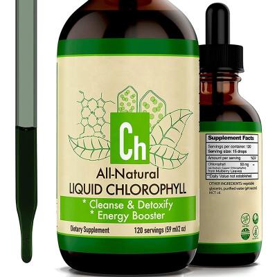 China Health Food OEM Chlorophyll Liquid Drops Concentrate For Energy Booster , Immune Tech Aids Liquid Chlorophyll 60ml for sale