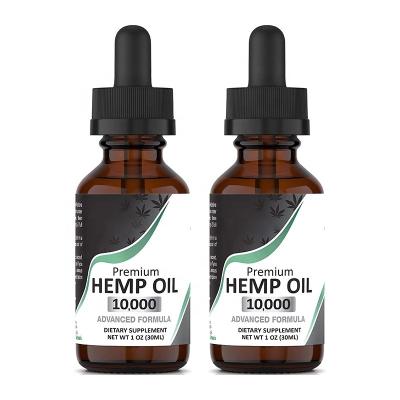 China Organic Health Food OEM Hemp Oil Anti Stress Hemp Extract Sleep Drops For Pain Anxiety & Relaxation Hemp Seed Extract for sale