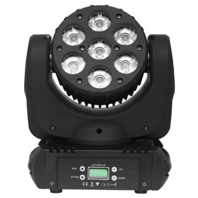 China Led Beam RGBW 7X12W Moving Head light for sale