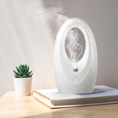 China New USB Air Humidifier Humidification+Light Household Air Atomizer Mist Water Humidifier With LED Creative 3D Pattern for sale