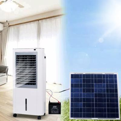 China 3 wind speeds; 35W 750m3/h Solar Rechargeable Solar Fan Desert Air Conditioner Solar Humidification Air Cooler for sale