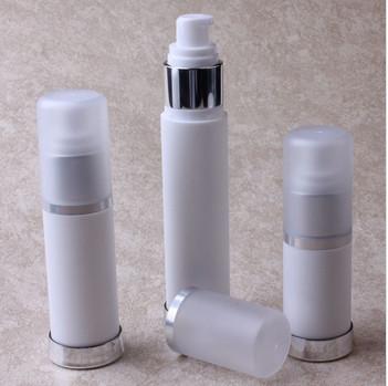 China 15ml,30ml,50ml Milk White PP Lotion Bottle Plastic Airless Bottles for Emulsion for sale