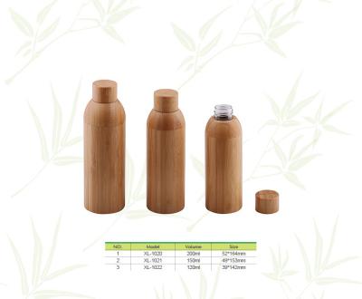 China High Quality Bamboo lotion bottles, cosmetic lotion bottles in bamboo for sale