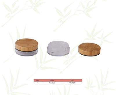 China Bamboo Cream Jar, Bamboo cheek powder box for sale