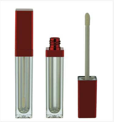 China Empty Lip Gloss Tube With Brush, high quality lip gloss tube with brush for sale