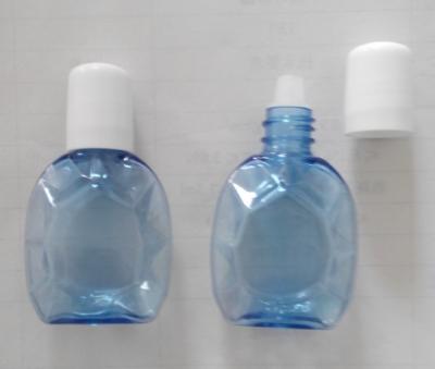 China 10ml Of High-Grade Blue Transparent Eye Dropping Bottle, PET Dropping Bottles Packaging for sale