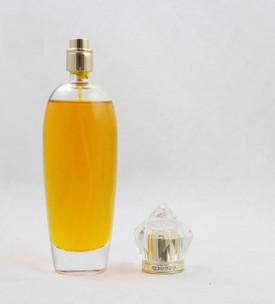 China Hot sale 100 ml cylindrical crystal perfume glass bottles for sale