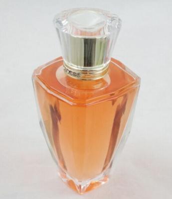 China Square irregularity crystal perfume bottles 100ml for sale